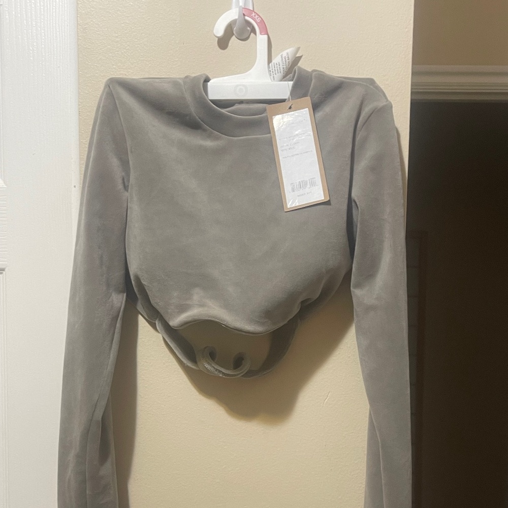 Niayma Sol Velour sports Crop top XS/S